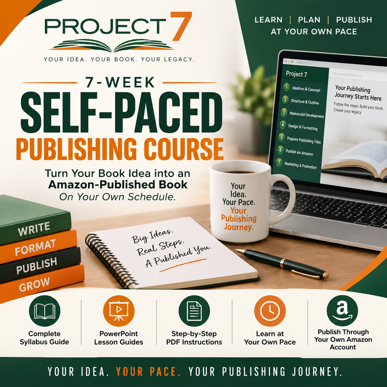 7-Week Self-Paced Publishing Course