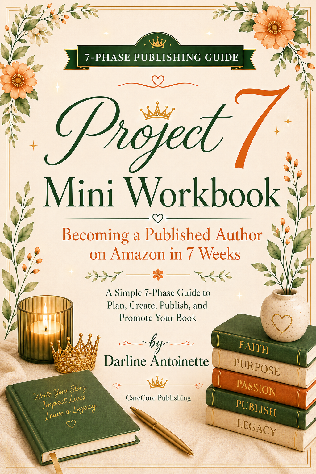 Project 7 Mini Workbook: Become a Published Author on Amazon in 7 Weeks — Digital Download